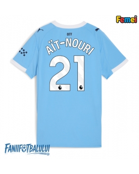 Manchester City Rayan Ait-Nouri #21 Tricou Fotbal Replică 2025-26 Femei Acasa